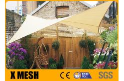 China Balcony Roof Triangular Hdpe Sun Shade Net Beige Knitted Customizable supplier