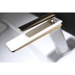 T&F Bathroom Basin Faucets , Chrome Brass Single Hole Basin Mixer Tap for sale