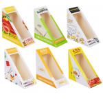 Custom Printing Sandwich Paper Color Box Packaging With Window Manufacturer for sale