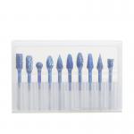 Blue Coating Precision Cutting Made Fast And Easy With Cemented Carbide Burr Set Shank Size 1/8-1/4 INCH Or 3-6MM for sale