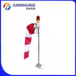 Internally Illuminated Heliport Wind Cone Windsock IP65 Stainless Steel 304 Pole for sale