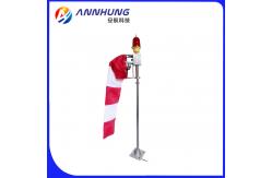 China Internally Illuminated Heliport Wind Cone Windsock IP65 Stainless Steel 304 Pole supplier