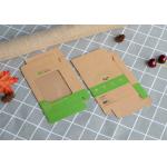 Eco Friendly Brown Kraft Box With Window Custom Design Data Cables Packing for sale