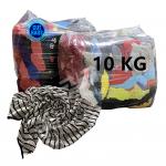 ‌Dark Coloured 100% Cotton Industrial Rags for Automotive & Painting Wiping Rags for sale