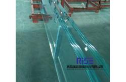 China Anti impact Laminated Curved Tempered Glass With Holes notches And PVB Laminating supplier