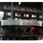 Customized Forging And Casting 16000mm Large Kiln Girth Gear 70 Module
