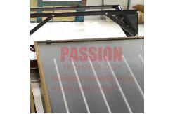 China Pressurized Flat Plate Solar Collector Glass Wool Insulation Solar Water Heater supplier