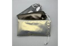 China Down Canvas Luxury Drawstring PU Leather Resist Compression Sunglasses bag supplier