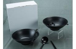 China Unbreakable Melamine Ramen Noodle Bowl Set With Chopsticks Ladle supplier
