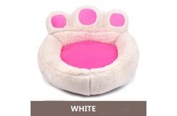 China Teddy Dog Sleeping Pad Bear Paw Short Plush Pet House Bed supplier