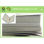 300gsm - 3000gsm Light Grey Cardstock , Solid Laminated Grey Board Paper for sale