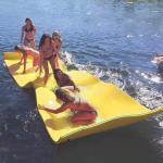 Custom Size Color Foam Floating Mat Tear Resistant Close Cell Xpe Water Pad for sale