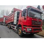 90ton Heavy Dump Truck 6x4 SHACMAN CNG Dump Truck Red F3000 6x4 380 EuroV for sale