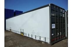 China Pallet Wide 45ft Curtain Side Shipping Container Easy Loading Unloading supplier