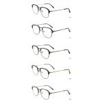 Polygons Wood Grain Acetate Optical Frames For Men And Women MR 8120
