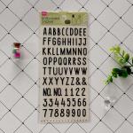 Transparent PVC Hand Account With Combination Of Numbers And Letters 3D Foil Stamping Sticker for sale
