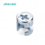 Zinc Plated 10mm Cam Lock Easy To Install Furniture Cam Fitting For Desk Construction for sale