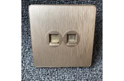 China Computer Broadband Network Information Terminal RJ45 Socket / Telephone Wall Socket supplier