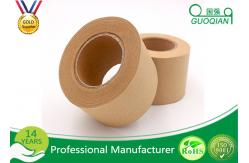China Water Activated Reinforced Kraft Paper Gum Tape Printed Logo Kraft Packaging Tape supplier