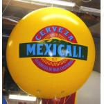 Advertising inflatable round helium balloon with  printing for sale