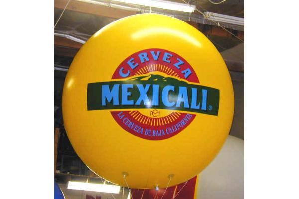 Advertising inflatable round helium balloon with printing