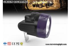 China Impact resistant Rechargeable LED Headlamp , black rechargeable led headlight supplier