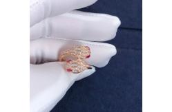 China Bvl Serpenti Seduttori Ring High-End Fashion New Style 18K Gold Jewelry Natural Diamond Ring Fine Jewelry supplier