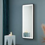 Wooden Frame Full Length Illuminated Mirror Custom Adjustable Lighting for sale
