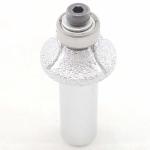 Diamond BRAZED Profile Wheel Router Bit Bullnose Coarse Grit 60 For Marble Granite Stone Hells Tile for sale