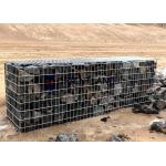 Rust Proof Galfan Coated Welded Gabion Baskets , Garden Wall Decorative Gabion Baskets for sale