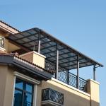 6061 Large Aluminum Profiles Anodized PVDF Coating Sun Camp Awnings for sale