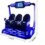 Virtual Reality multiplayer vr cinema game machine 3 Seats Racing VR game simulator for sale
