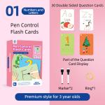 Panda Juniors Math Alphabet Flash Cards With Pen Game