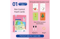 China Panda Juniors Math Alphabet Flash Cards With Pen Game supplier