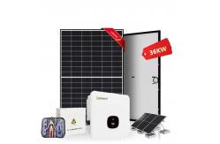 China 36KW 40KW Complete Solar Energy System Industrial Solar Panel System supplier