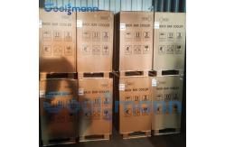 China Double Layer Backbar Cooler Wire Tube Condenser Glass Display Fridge supplier