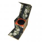 Magnetic Flip Top Gift Box With Foam Insert Square Rigid Cardboard Clamshell Box For Perfume Custom Packaging for sale