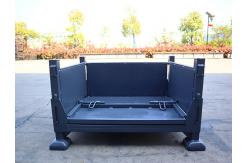 China Fold Collapsible Pallet Cage With 1000kg - 2000kg Load Bearing Capacity supplier