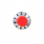 Customized Rotary 20mm Diameter Potentiometer Knobs With 6mm Knurled Shaft for sale
