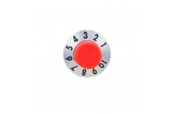 China Customized Rotary 20mm Diameter Potentiometer Knobs With 6mm Knurled Shaft supplier
