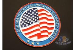 China Zinc Alloy Material Factory Custom Metal Challenge Coins Collectable Coins Synthetic Enamel supplier
