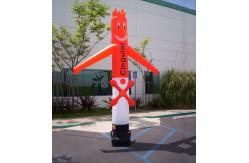 China 3M Custom Air Dancers Inflatable Tube Man Single Leg Digital Printing supplier