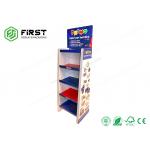 OEM Customized Printing Promotional Recycling Paper Floor Cardboard Display Stand for sale