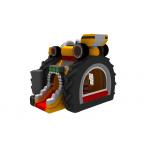 Racing Theme Tarpaulin Inflatable Combos Free Printing Black Tires