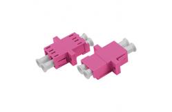 China LC OM4 DX Asymmetric Welding Adapter With Flange supplier