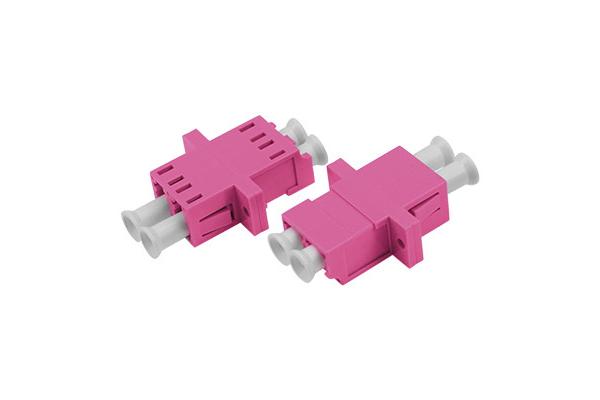 LC OM4 DX Asymmetric Welding Adapter With Flange