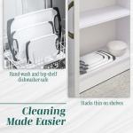 Dishwasher Safe Plastic Kitchen Cutting Board With Easy-Grip Handles