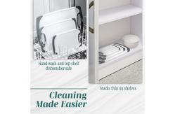 China Dishwasher Safe Plastic Kitchen Cutting Board With Easy-Grip Handles supplier