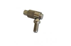 China Cable End Fittings Stainless Steel M8 Ball Joint With Knurled Finish supplier