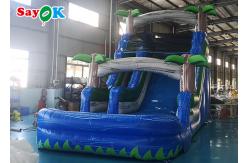 China Inflatable Water Slide Park Interesting Waterproof Commercial Inflatable Slide Coconut Tree Theme supplier